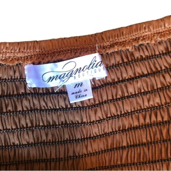 Satin Lace-Up Mid Dress NWOT - Picture 7 of 7